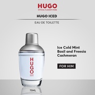 [EXP: 07/2025] น้ำหอมผู้ชาย HUGO Iced Eau De Toilette For Men 75ml - Iced Mint Frozen Wild Tea Mascu