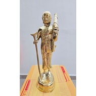 Thailand Buddha Statue Pure Copper Phra Sivali Sivali Venerable 17cm Knee Length (Sivali Venerable V
