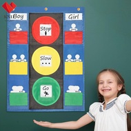 Stoplight Behavior Pocket Chart Sturdy Behavioral Classroom Learning Tool for Student SHOPCYC7270
