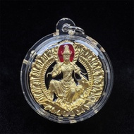 T Thailand Amulet LP Luang Nui 2550 Jatukam Waterproof Case with Number Pendant