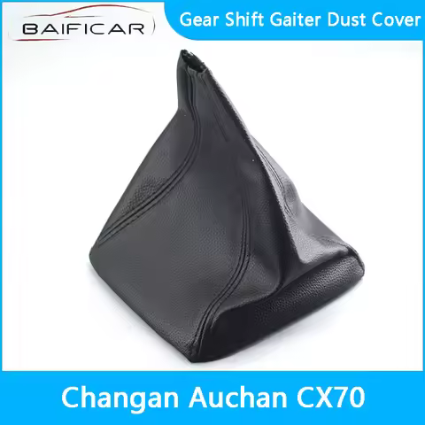 Baificar Brand New Black Imitation Leather Gear Shift Gaiter Dust Cover For Changan Auchan CX70