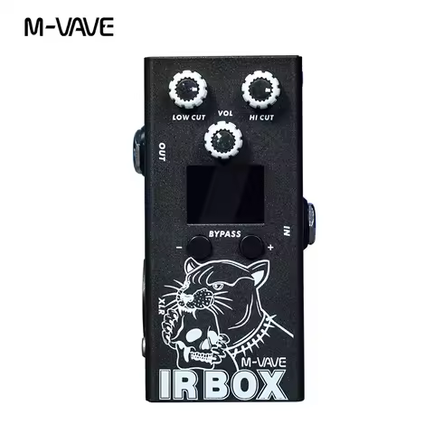 M-VAVE IR Box Effects Pedal with IR Cab Impulse Response Cabinets Speaker Simulator (Cabinet Simulat