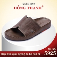 HONG THANH - Comfortable and Convenient Cowhide Cross-Strap Men's Sandals - 5925
