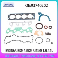 A13DM A15DM A15SMS G15MF Engine Full Gasket KIT for DAEWOO ESPERO LANOS NEXIA 1.3L 1.5L GAS L4 1.3 1