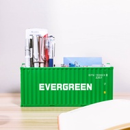 Simulation Shipping Container Model 20ft Mini Toys Logistics Container MultiFunction Pen Holder Offi