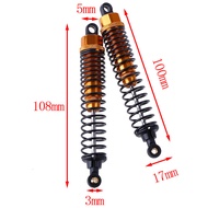 2Pcs Aluminum Alloy 108004 Shock Absorber Cuitable For HSP 1:10 94111 94188