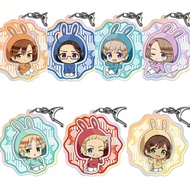 6cm Anime Hetalia World Stars Acrylic keychain Model Cosplay Charm Characters Ornament Accesorios Go