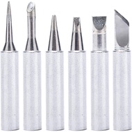 YIHUA #1401 Soldering Iron Tips Set (6PCS) Long-Life Type for YIHUA 926LED-III(110W,Red), 939D+ III 