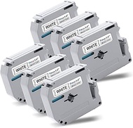 Compatible M-k231 Label Tape Replacement for Brother P Touch M Tape M231 MK231 MK-231s 12mm 0.47 Inc