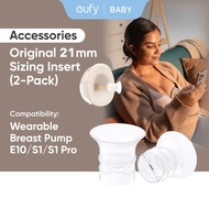 eufy Original 21mm Sizing Inserts (2-Pack) for Wearable Breast Pump S1/S1 Pro/E10, Silicone Sizing I