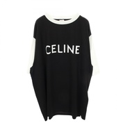 【二手】Celine CELINE短袖T卹，Logo印花，金屬流蘇，純棉T卹，男士，全新未使用