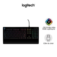 Logitech G213 Prodigy wired gaming keyboard - RGB, Full size, durable spill-proof - Genuine product