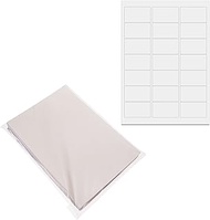 Cablematic 100 Sheets White Stickers for A4 Printers 63.5 x 38.1 mm PN20071610010174097