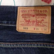 Levi's 牛仔褲 523 W31 L34