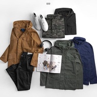 Men'S Field Jacket-Grge, Cotton Hood, S-3Xl