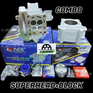 COMBO NLK LEO LC135 Y15 SUPERHEAD CERAMIC BLOCK 1SET 62MM 20/23 63MM 65MM 22/25 60MM 19/22 135LC Y15