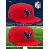 Hot-selling Baseball cap, adjustable cap,New Era Men's Red Houston Texans Omaha 9FIFTY Snapback Hat 