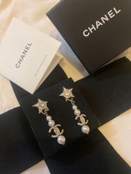 百搭全新Chanel 耳環Earrings 珍珠 星星 classic