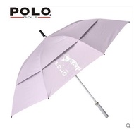 polo正品女士新款高爾夫雨傘雙層防風傘 遮陽傘 防紫外線 晴雨傘