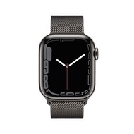 APPLE 官網最新 WATCH 7 石墨 不鏽鋼 米蘭 LTE 近全新 保固至年底 45MM S7 刷卡分期零利