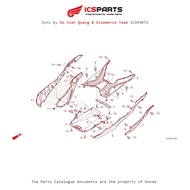 Footrest - Footrest (F-14-C) HONDA Lead 125 (2022) Parts Catalog