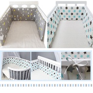 Baby Bed Bumper Soft Crib Cushion Breathable Infant Baby Bedding Set Cotton Anti-fall Bumper Cot Set Newborn