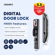 FREE Installation Singgate FR001 Smart Digital Door Lock with Viewer Fingerprint Pin RFID App BTO/CONDO Digital Lock