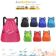Lucky Drawstring Backpack Sport Pocket Waterproof Hiking Travel Fitness Exercise Gym Basketball Dry 