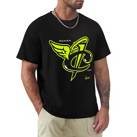 Foamposite Volt Heaven Cent Shirt T-Shirt hippie clothes blacks tops T-shirts for men cotton