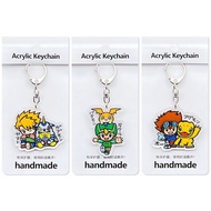 Buy2Send1，Digimon Acrylic Yagami Taichi Ishida Yamato Keychain Agumon Patamon Pendant