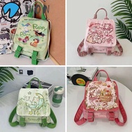 WON Children's Leisure Backpack, Lightweight Portable Animal Print Schoolbag,  Canvas Large Capacity