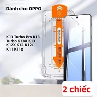 2 Chiếc OPPO K13/K13S/K13X/K12/K12X/K11 Turbo Pro Kính Cường Lực Bảo Vệ Màn Hình Với Tự Động Định Vị