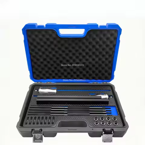 Fuel Injector Removal Tool, Rail Assembly Replacement Master Tool Kit, Suitable for GM Opel, Buick, 