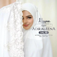 NEW - Aleena Telekung Aidraleena Limited Edition Collection - Free Woven Bag