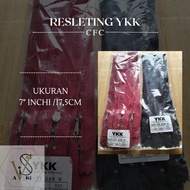 YKK Zipper 7" Inch ( 17.5 cm ) YKK CFC -39 17.5 cm RIT/ 7" Inch/