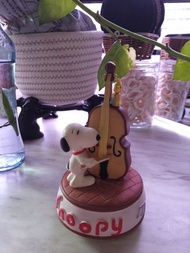 正版Snoopy大提琴🎻造型立體音樂盒