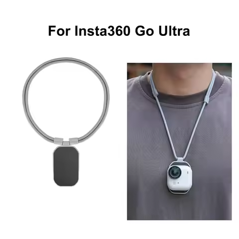 Magnetic Neck Strap Mount for Insta360 Go Ultra Adapter Lanyard Neck Holder for Insta 360 Go Ultra C