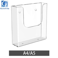 [Gazechimp] Acrylic Brochure Holder, Organizer, Modern Literature Holder, Flyer Display Stand for Me