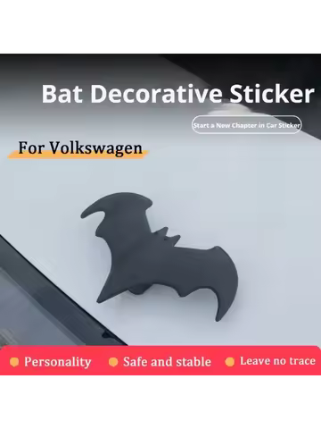 For VW Volkswagen GOLF 6 5 7 t5 t7 MK6 MK7 POLO Tiguan R line Rline 3D Bat Stereo Car Sticker Car Ro