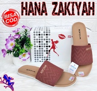 Hana Zakiyah PROMO!!!Sandal Wanita SOFIYA FLAT  SELOP RAJUT BORDIR IMPORT RINGAN DIPAKAI- Sandal San