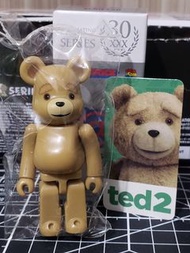 全新 賤熊 medicomtoy TED 2 be@rbrick series 30 bearbrick 30代 100% 熊仔  隱藏 絕版 擺設 裝飾 玩具 積木 收藏