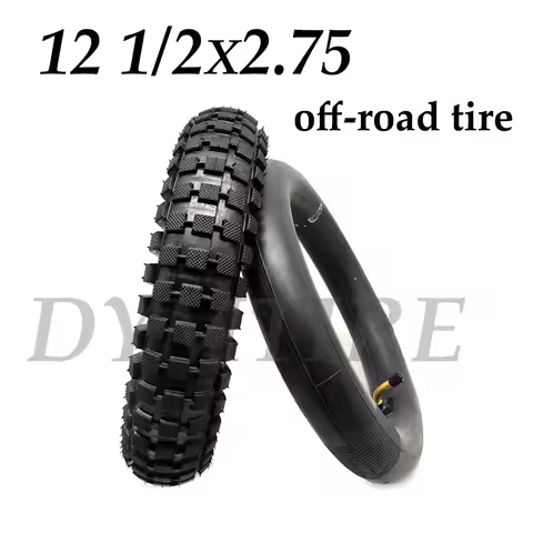 12 1/2x2. 75 Tire Off-road Inner and Outer Tyre for Mini Motorcycle 47cc/49cc Front and Rear Wheels 