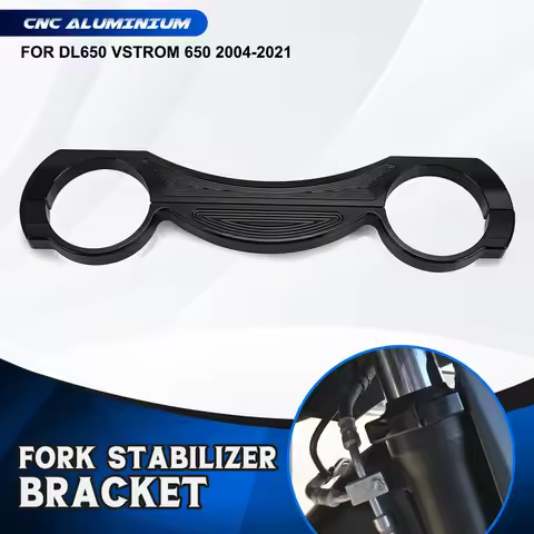 Motorcycle Front Fork Brace Bracket V-strom 650 DL 650 CNC Aluminum For Suzuki DL650 Vstrom 650 2004