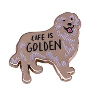 Golden Retriever Brooch Dog Brooch Golden Retriever's Wonderful Collection Badge Jewelry