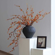 South Snake Vine Simulation Flower Fortune Fruit Small Persimmon Fake Flower Decoration Chinese Zen 