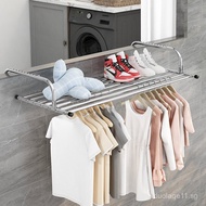 Balcony Clothes Drying Rack Anti-Theft Net Window Clothes Drying Rack Guardrail Outdoor Clothes Dryi