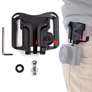 Spider Holster - BlackWidow Camera Holster + Pin - Self locking holster for carrying a light weight 