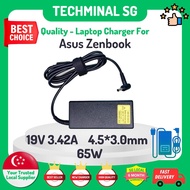 Techminal - Replacement Power Adapter for Asus 19v 3.42a 4.5x3.0 65W