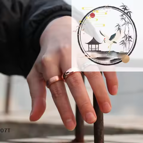 Fashion Blood Sugar Control Ring Diabetes Monitor Healthy Blood Sugar Meter