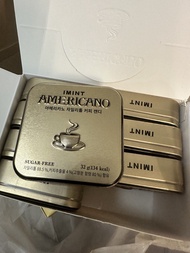 現貨 韓國 i’mint 無糖 薄荷咖啡糖 americano 金色